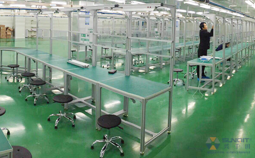 產(chǎn)線精益管工作臺(tái)和普通工作臺(tái)有什么區(qū)別？