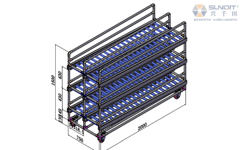 精益管貨架|線棒貨架設(shè)計方案