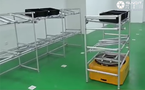 AGV對接貨架 成本低又高大上的LCIA應(yīng)用