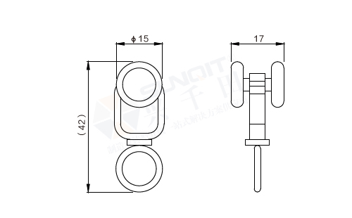 電批滑輪尺寸圖
