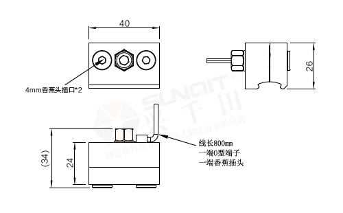 靜電插座組件尺寸圖