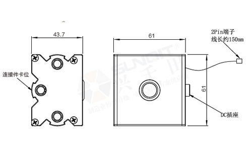 單位開(kāi)關(guān)組件尺寸圖